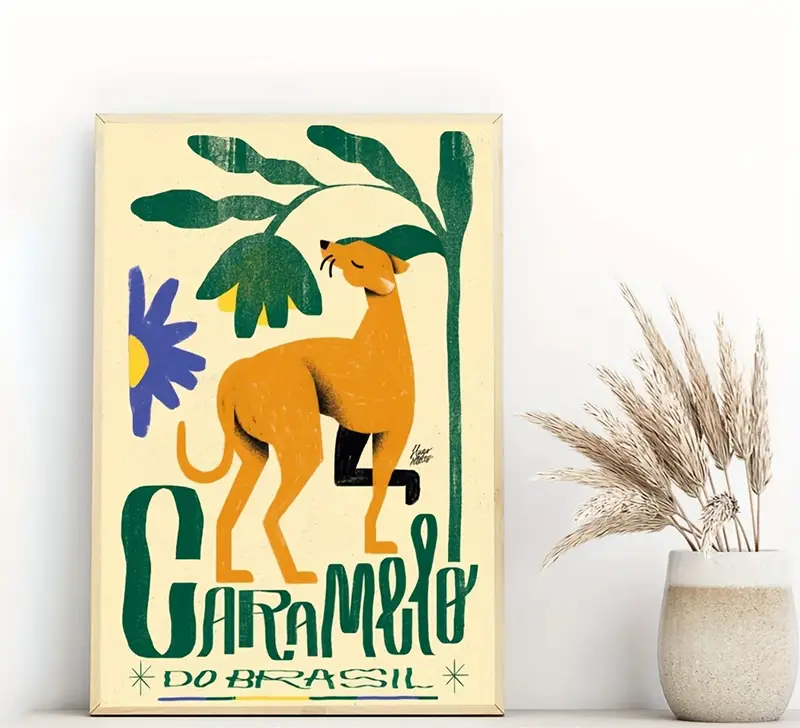 Quadro decorativo asteric Caramelo - 40x60cm