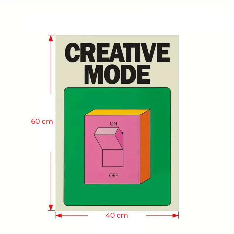 Quadro decorativo asteric Creative Mode - 40x60cm