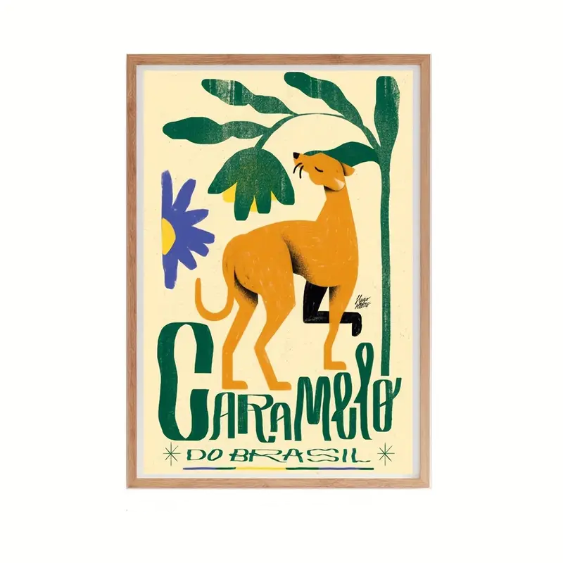 Quadro decorativo asteric Caramelo - 40x60cm