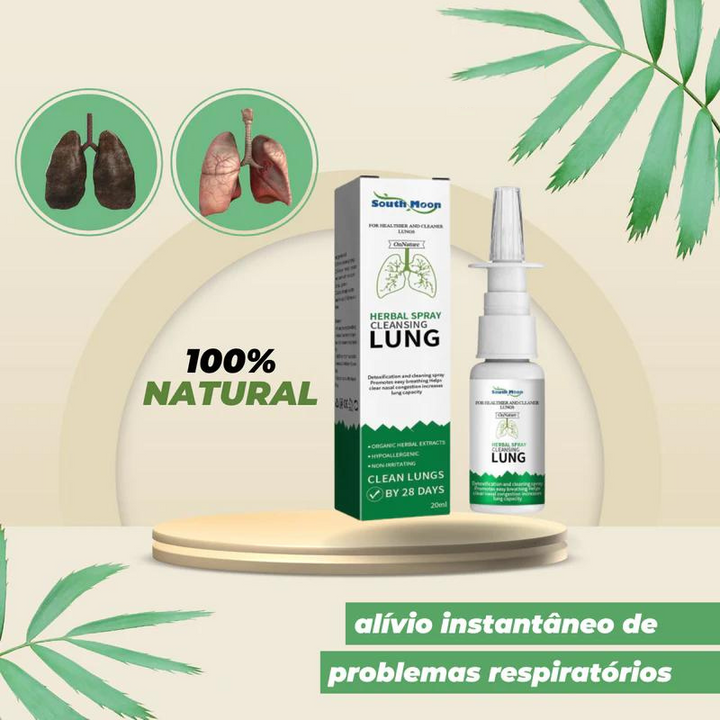 Herbal Lung Spray | Para Alívio Instantâneo dos Pulmões
