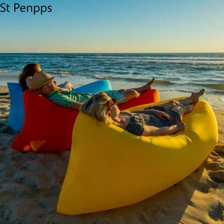 Sofá Inflável de Ar Portátil para Praias Piscinas e Camping