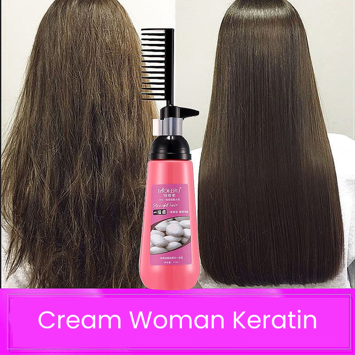 Creme com pente dispensador | Cream Woman Keratin